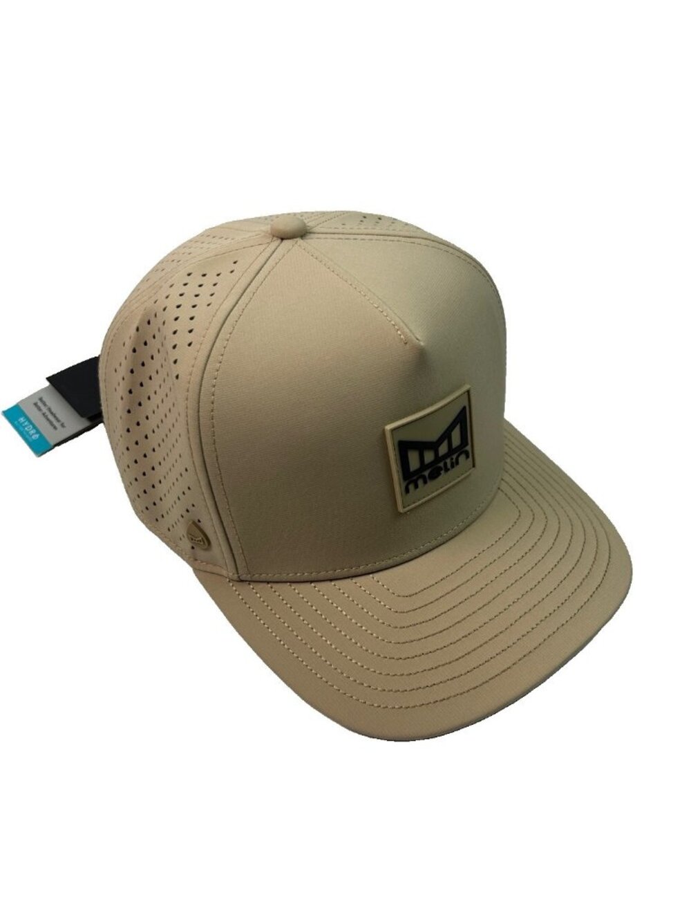 Melin Hydro Odyssey Stacked Hat Khaki Classic Snapback Water Resistant 70240 NEW